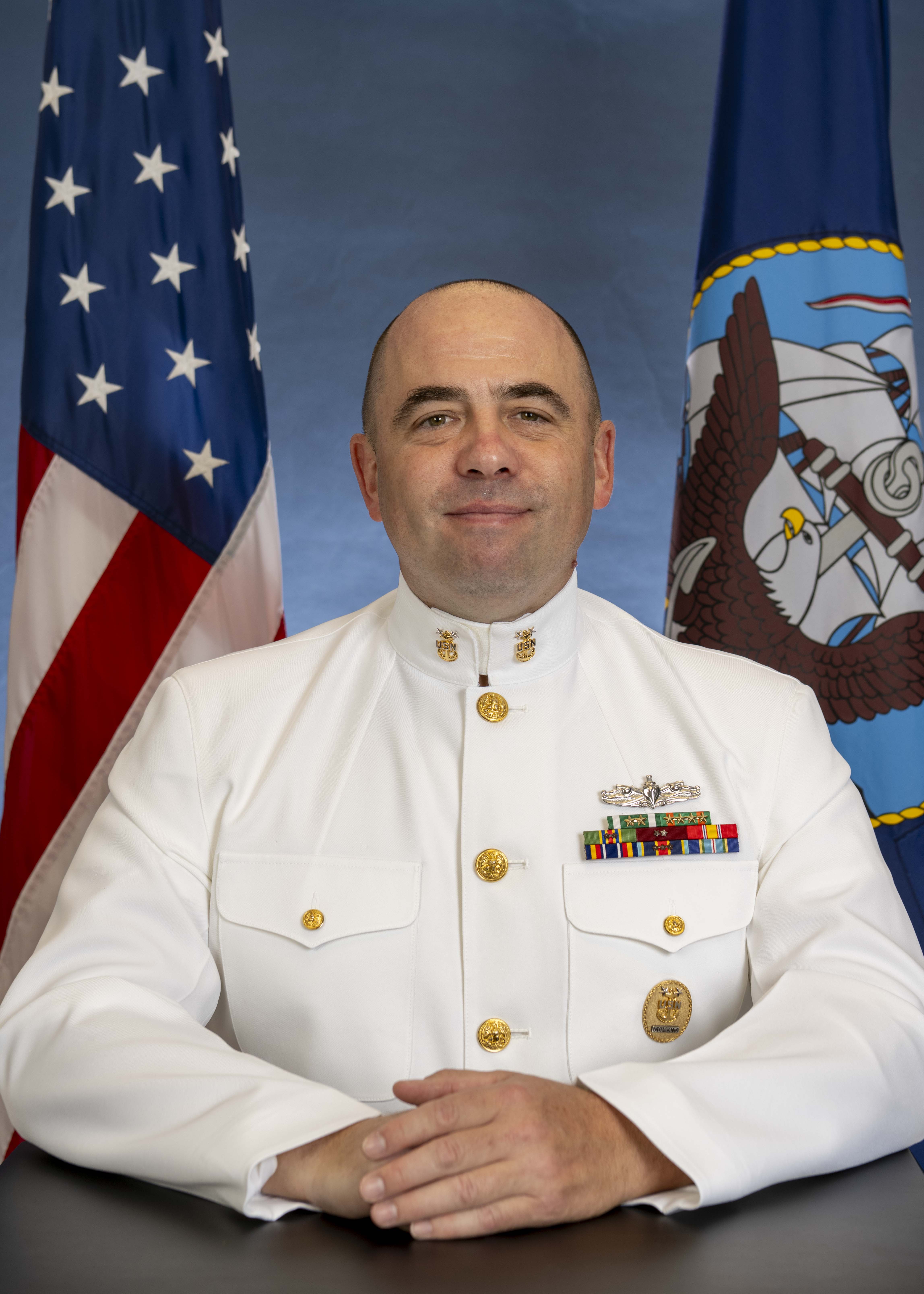 Official photo of MUCM John C. Wheeler, senior enlisted leader
